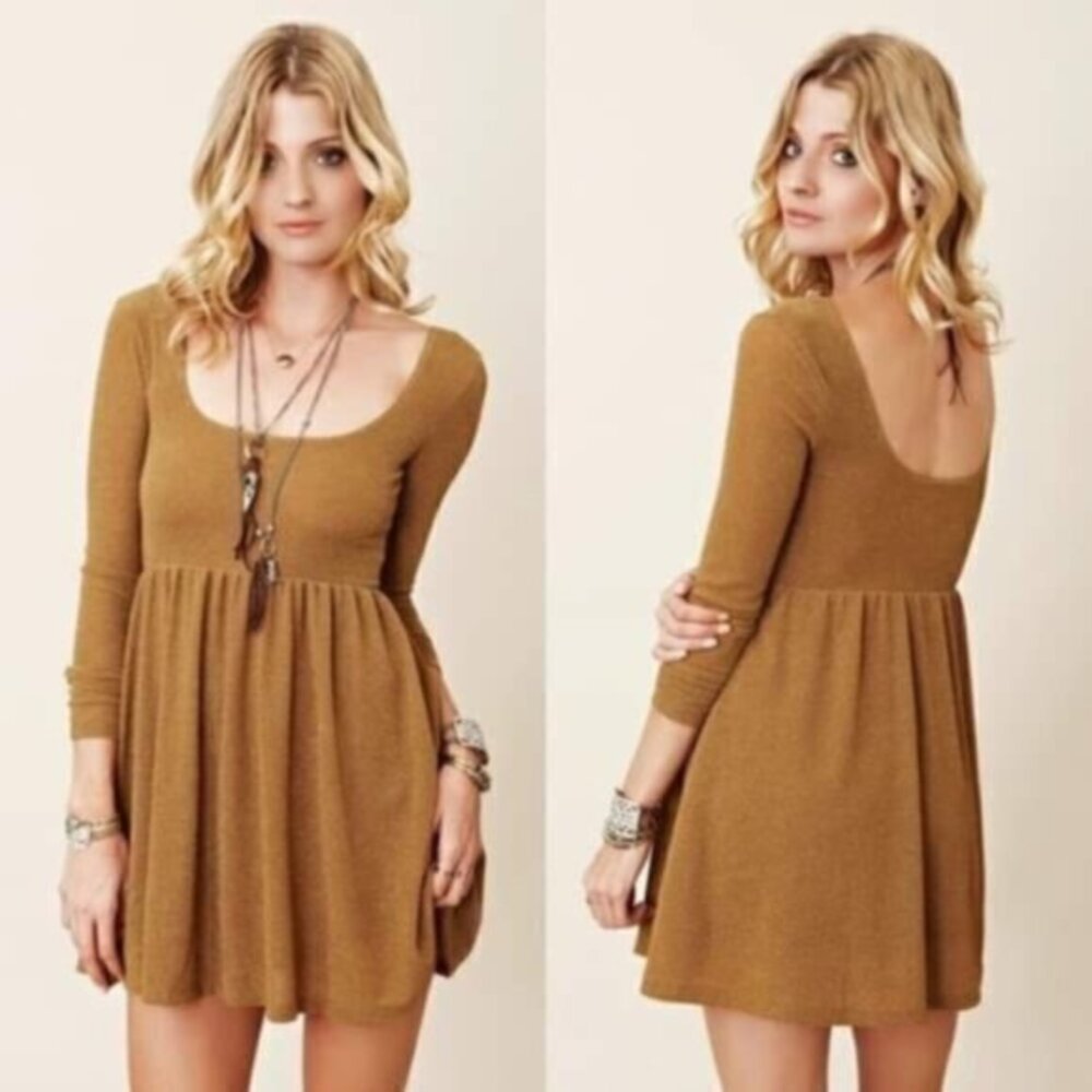 Free People Purple “Day And Night” Jeweled Mini Dress Size Medium